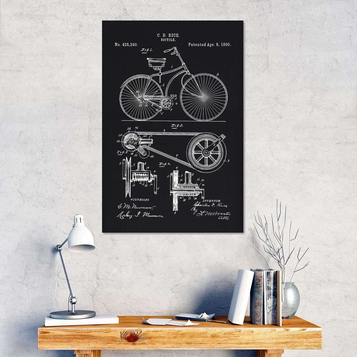 1890 Bicycle Wall Art