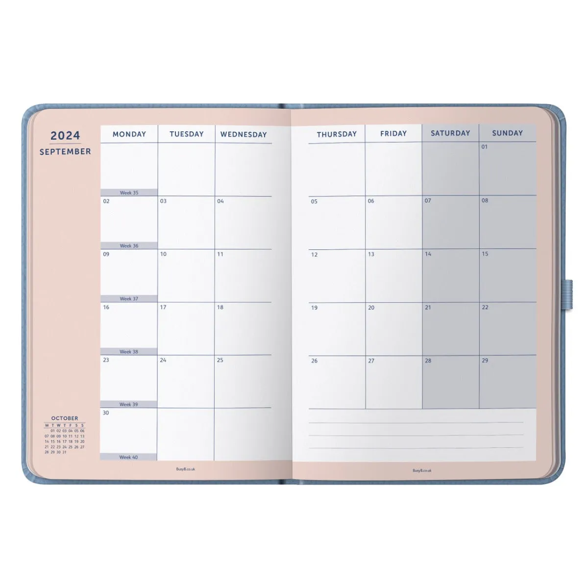 2024 Perfect Planner | A5 | Blue