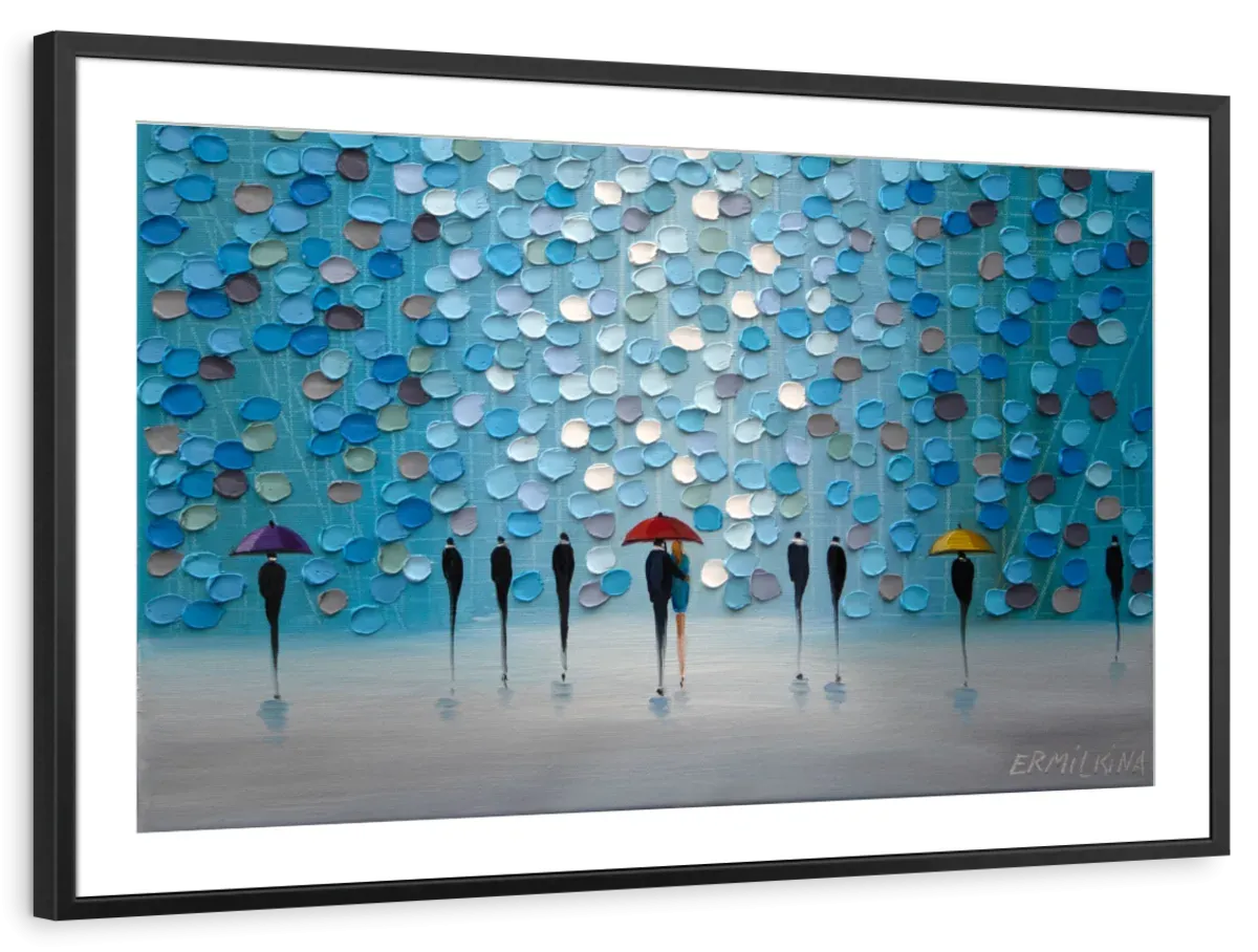 3 Tiny Umbrellas Wall Art