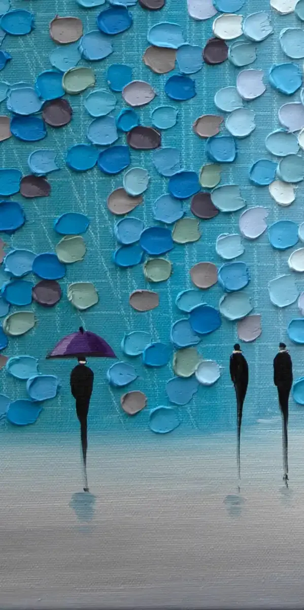 3 Tiny Umbrellas Wall Art