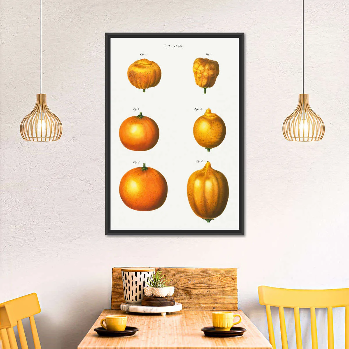 6 Types Of Oranges Wall Art