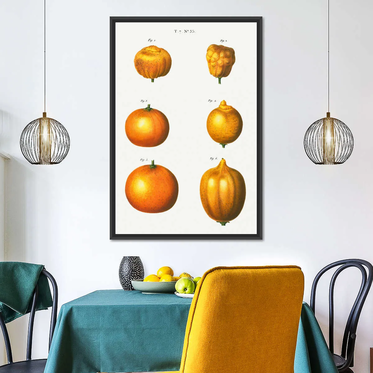 6 Types Of Oranges Wall Art