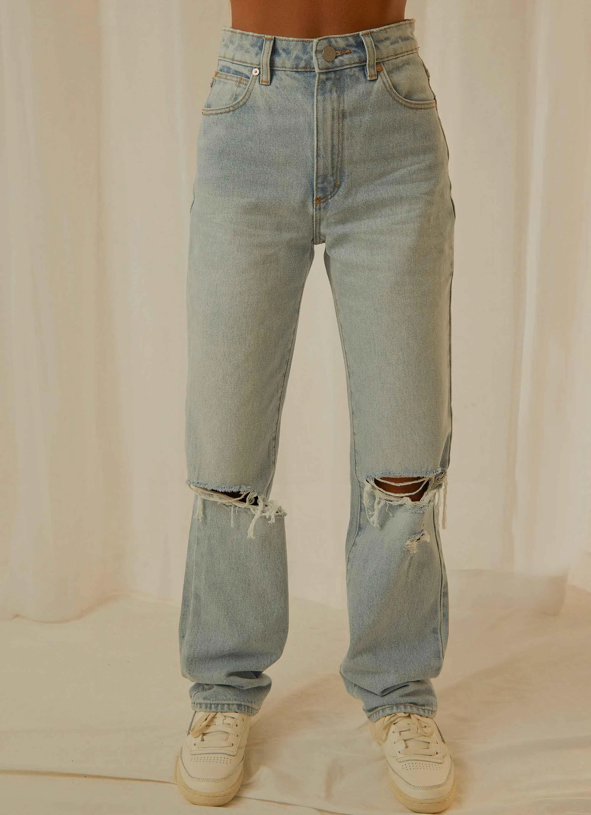 A 94 High Straight Jean - Deanna Organic