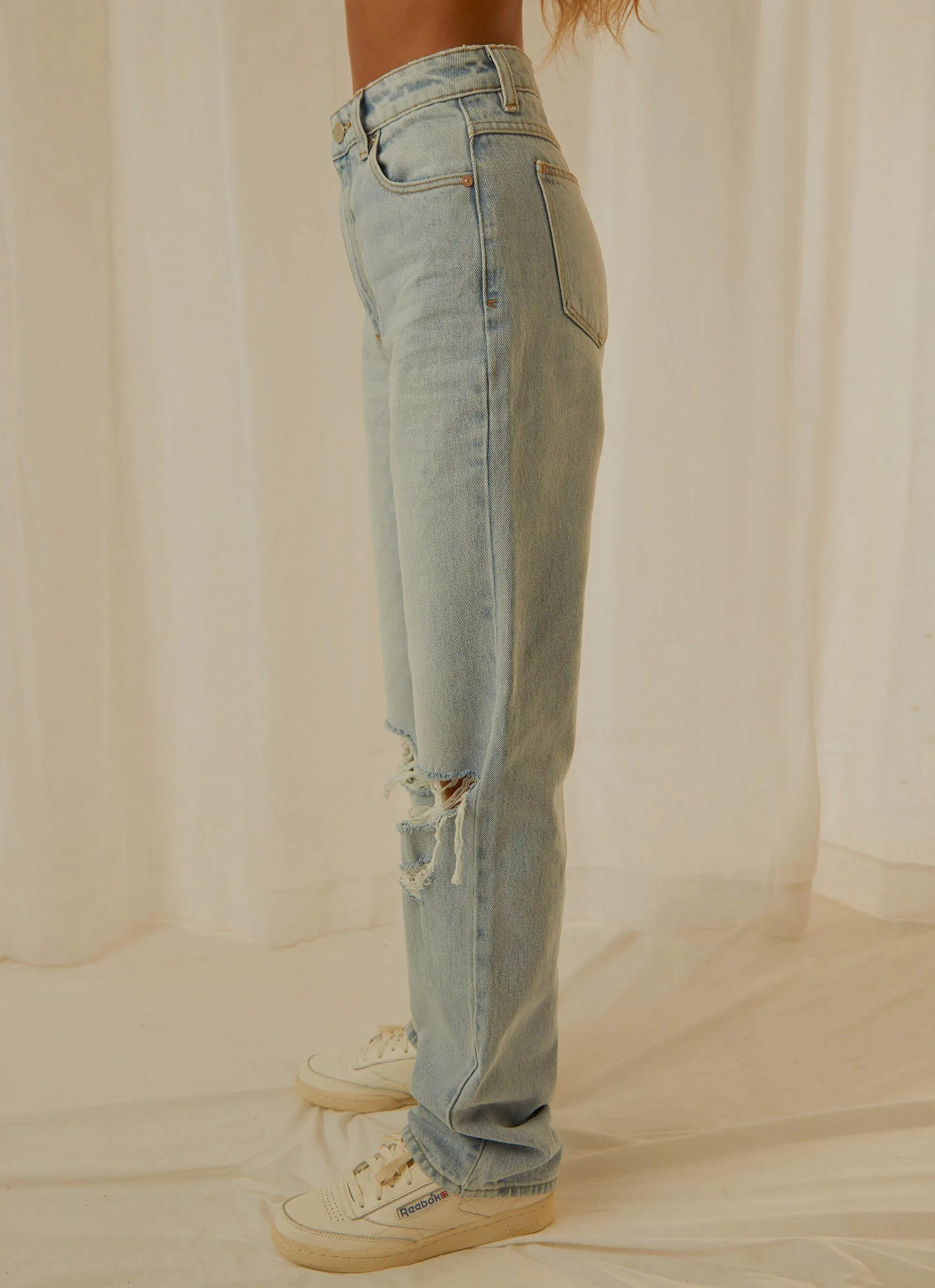 A 94 High Straight Jean - Deanna Organic