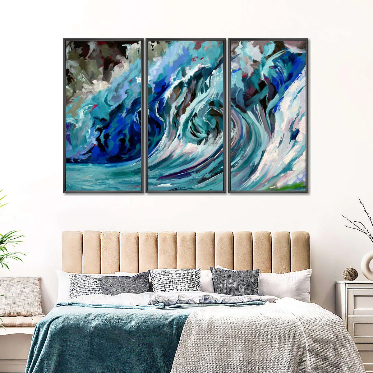 A Blue Wave Wall Art