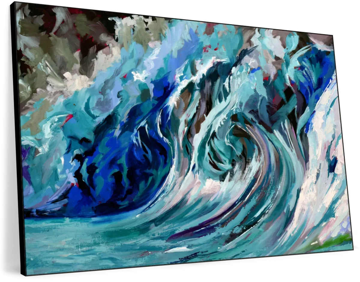 A Blue Wave Wall Art