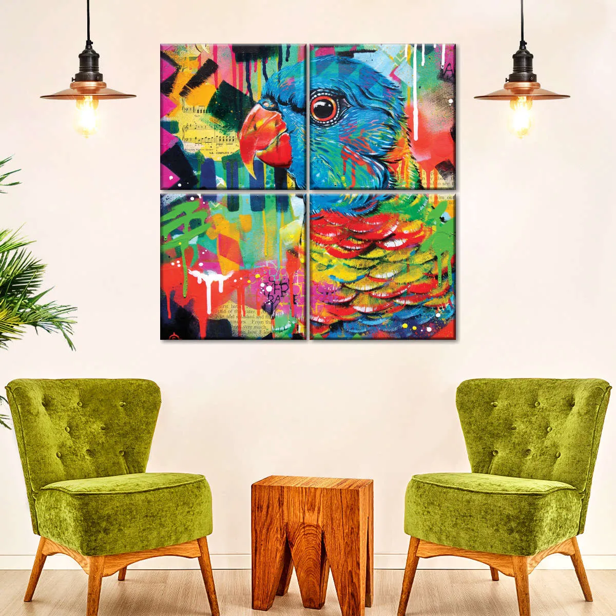 A Chattering Rainbow Wall Art