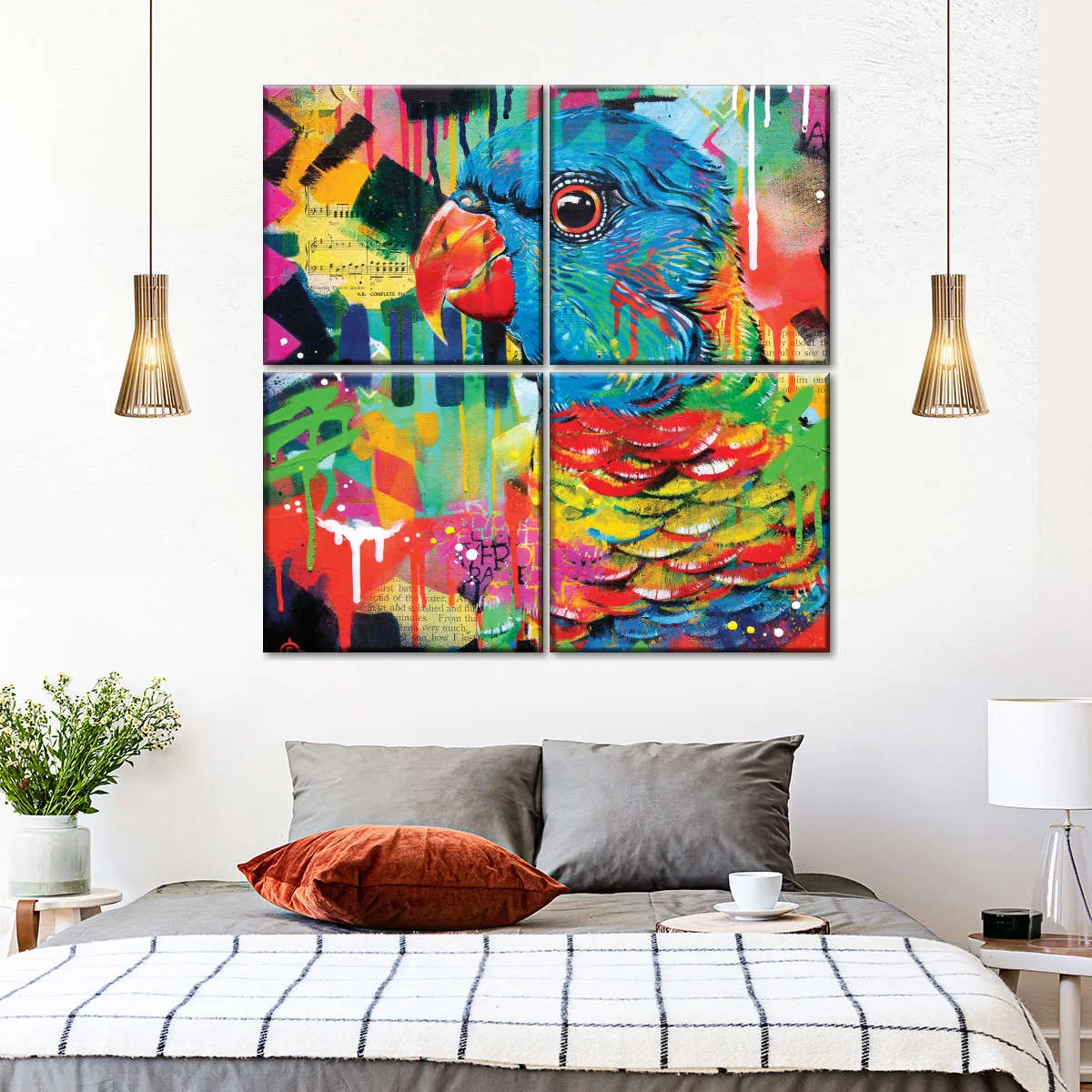 A Chattering Rainbow Wall Art