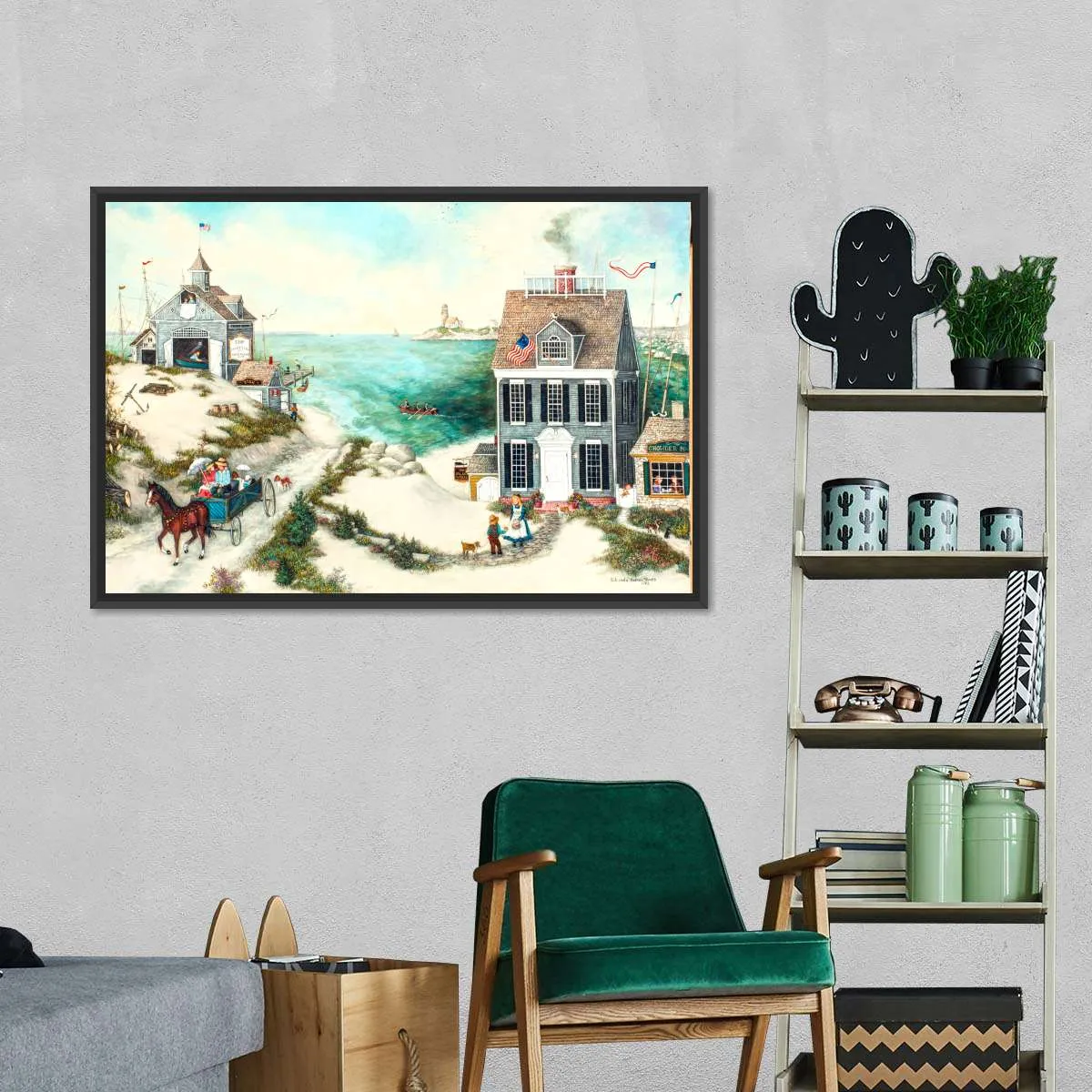 A Day At The Shore Wall Art