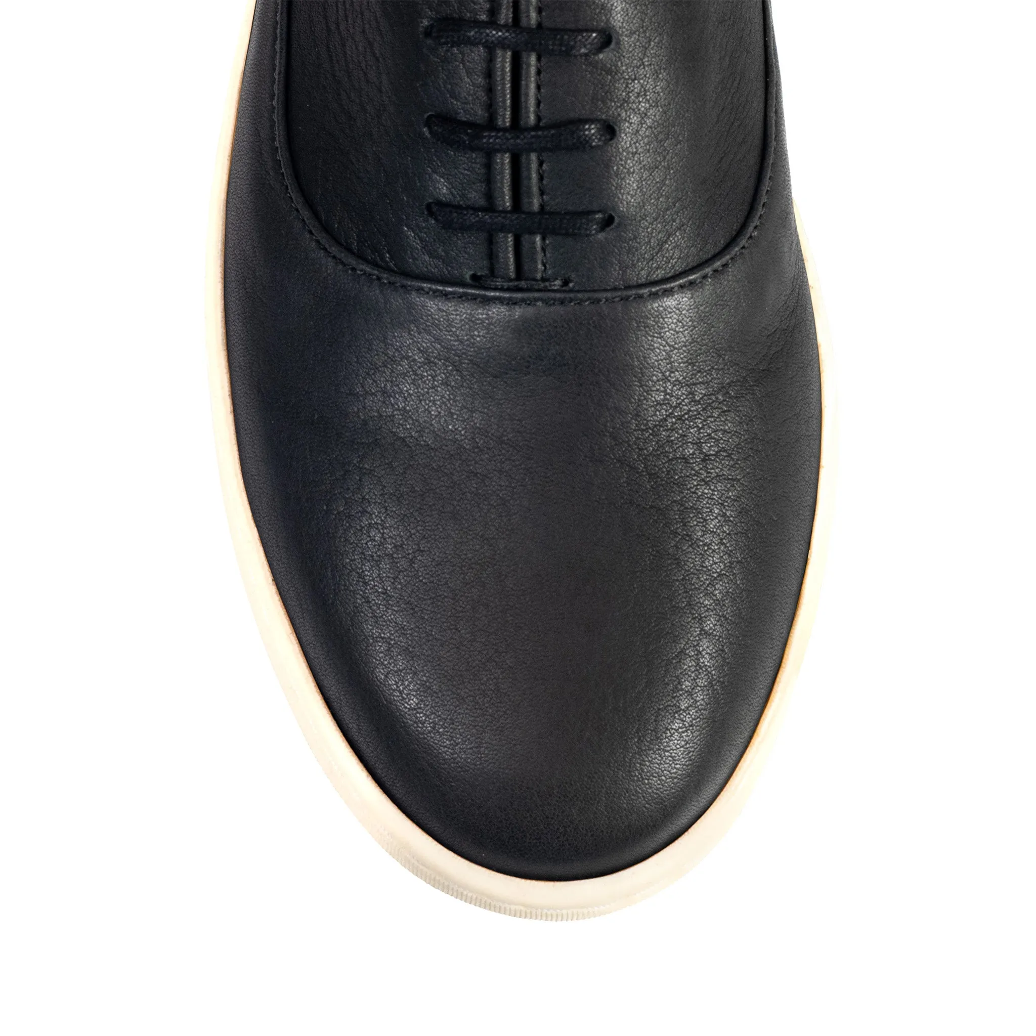 Abbey Unlined Oxford - Black Horween Dearborn