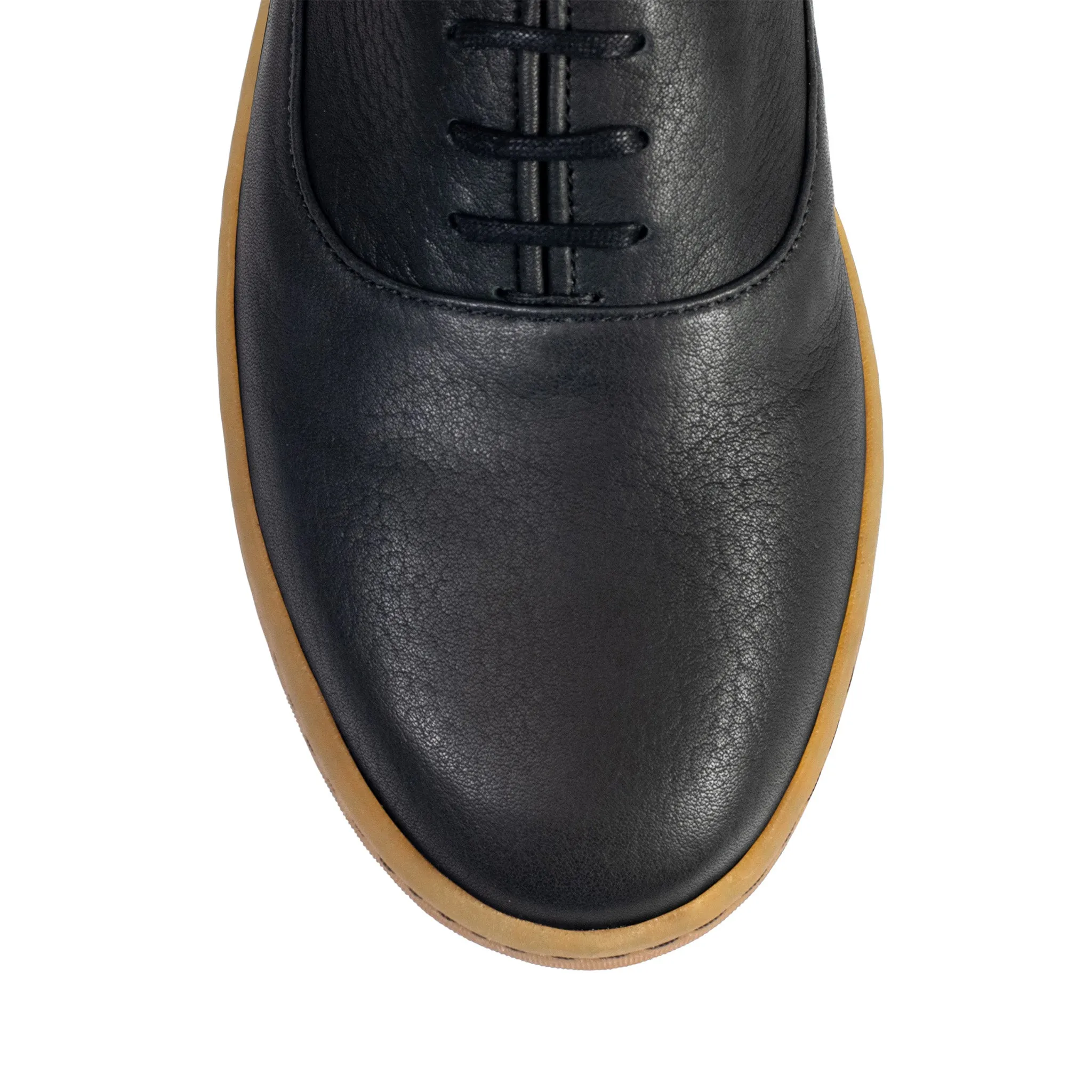 Abbey Unlined Oxford - Black Horween Dearborn