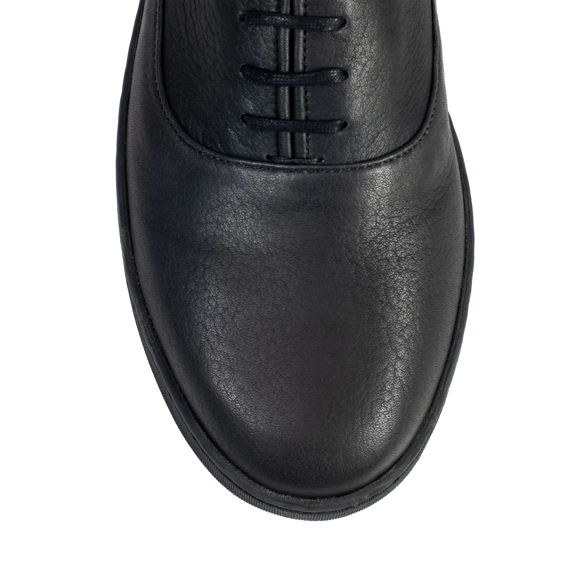 Abbey Unlined Oxford - Black Horween Dearborn