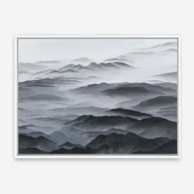 Abstract Mountain Range Canvas Print