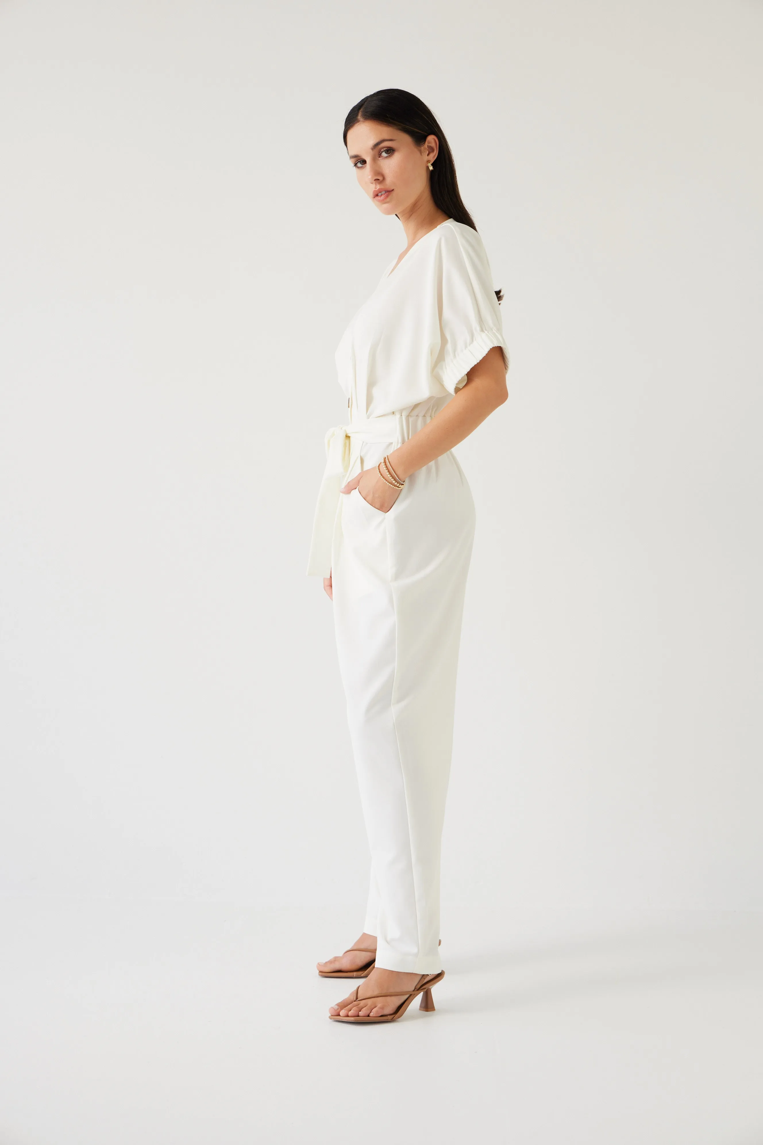 Ace Jumpsuit | Porcelain