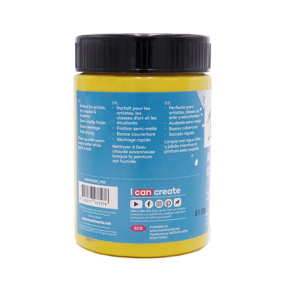 Acrylic Colour Paint Signature 300ml (10.1 US fl.oz) - Pale Yellow