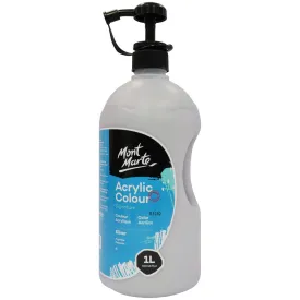 Acrylic Colour Signature 1L (33.8 US fl.oz) Bottle - Silver