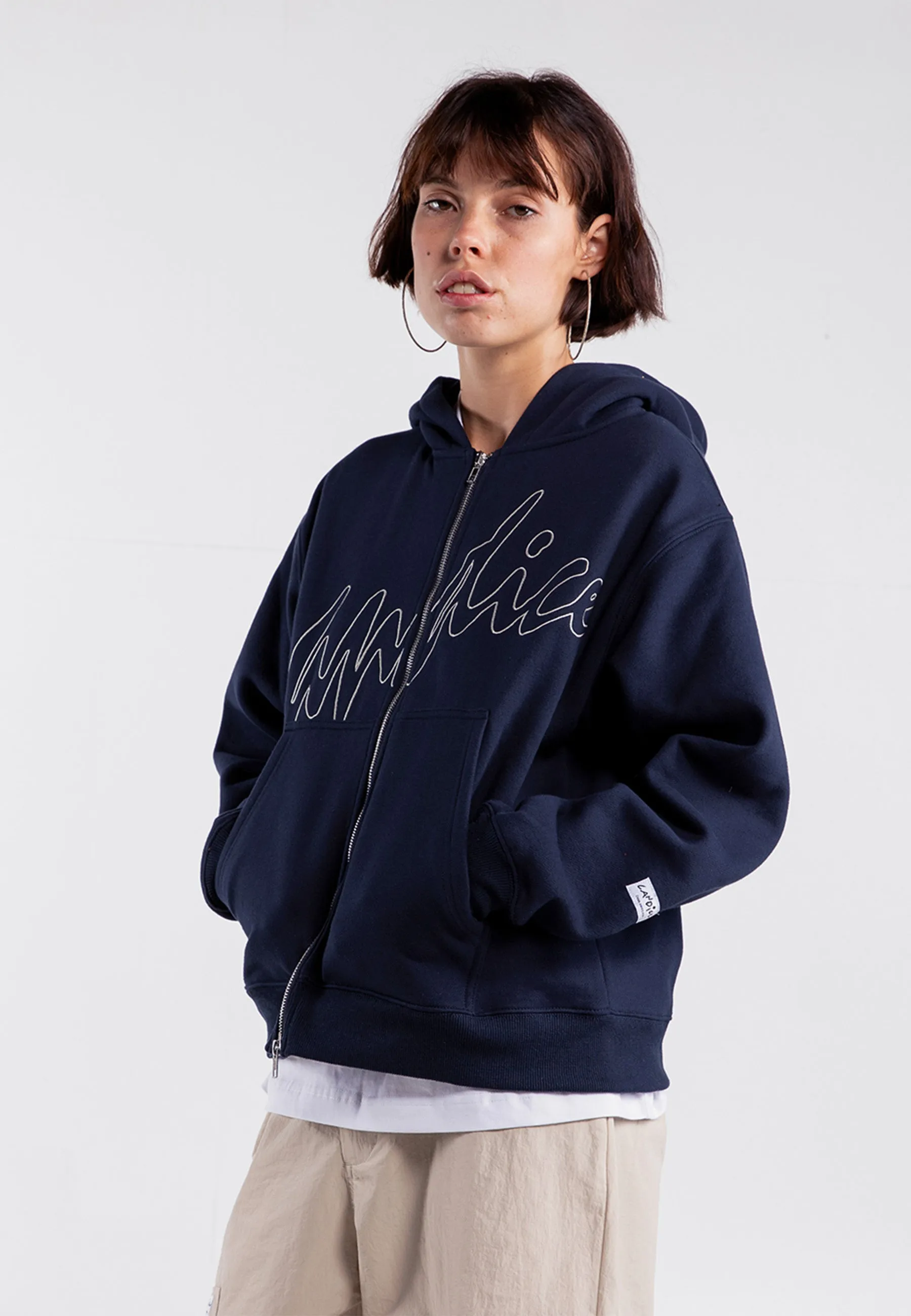 After Hours Full-Zip Hoodie - Navy