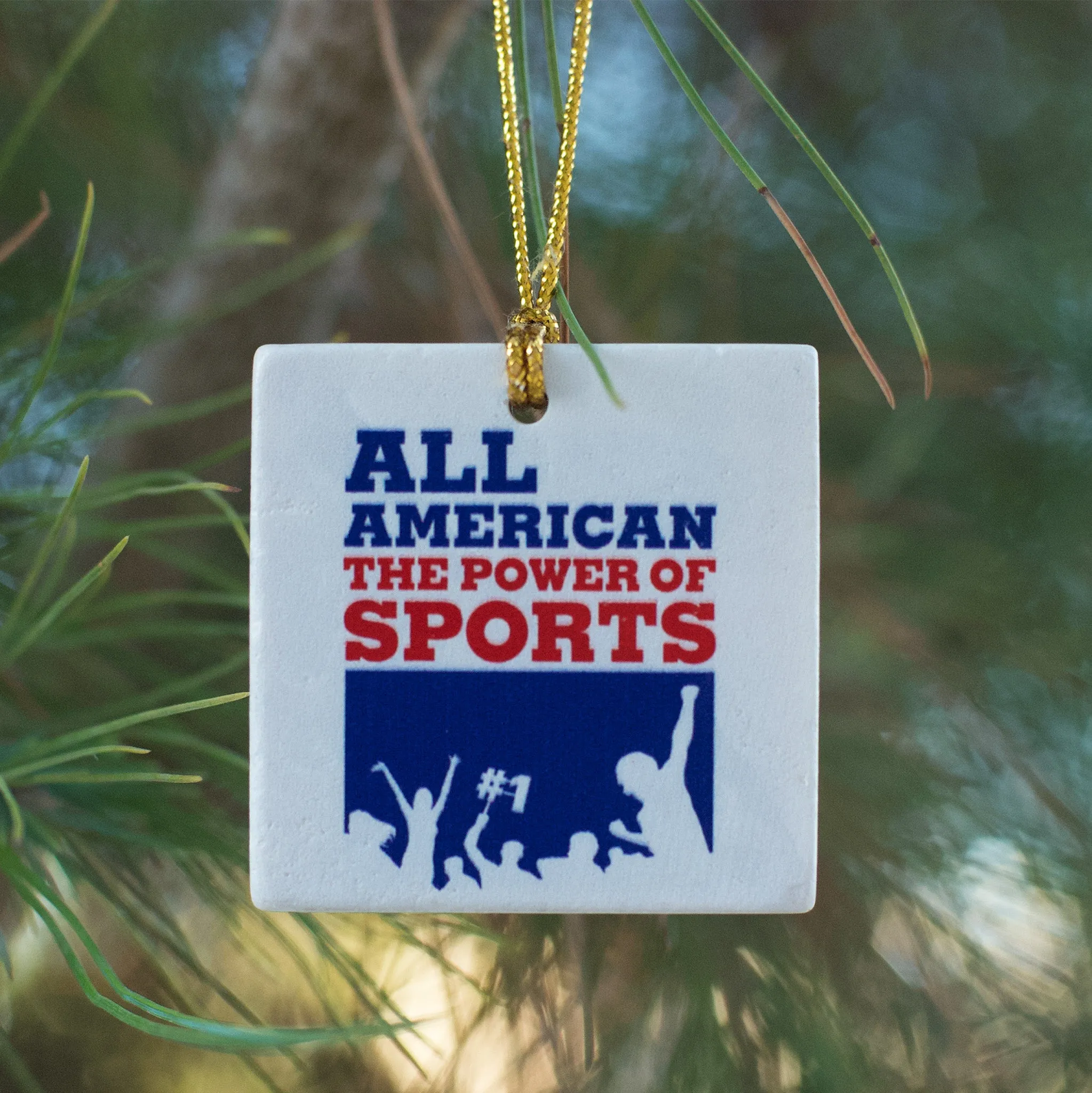 All American Tile Ornament