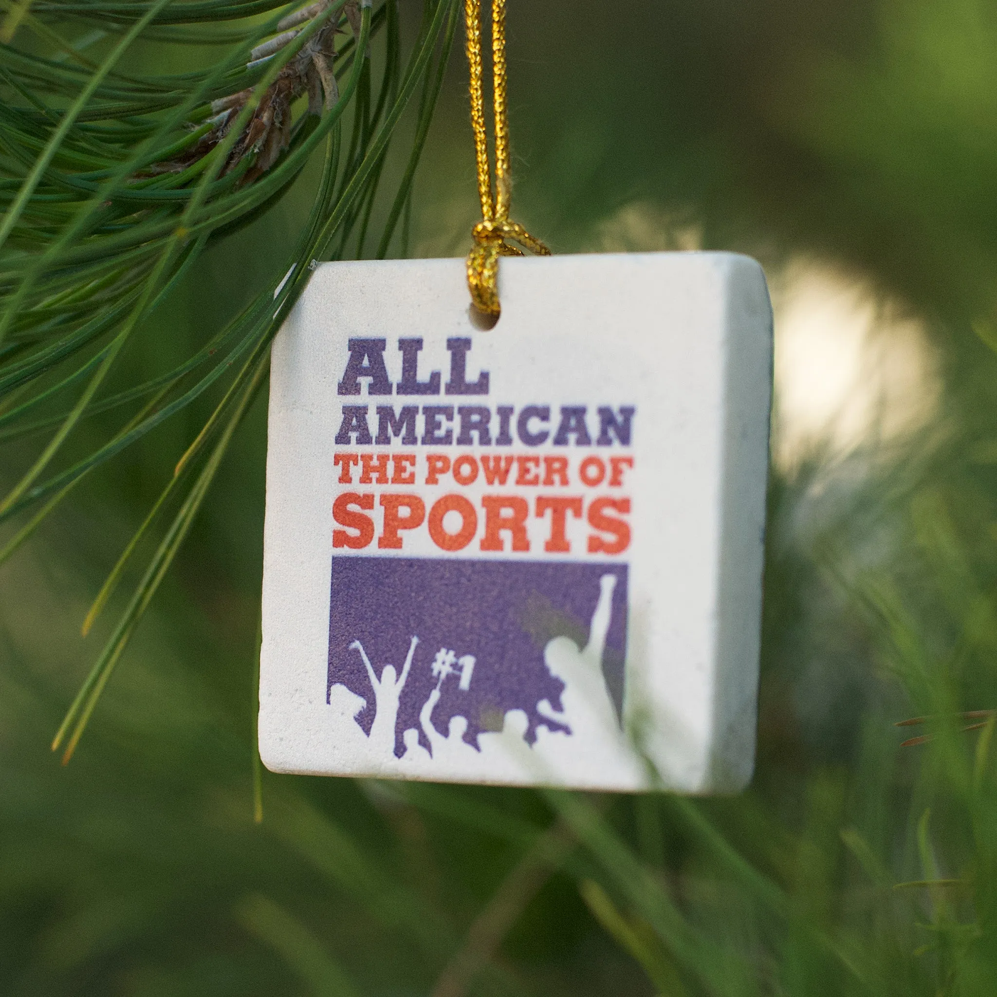 All American Tile Ornament