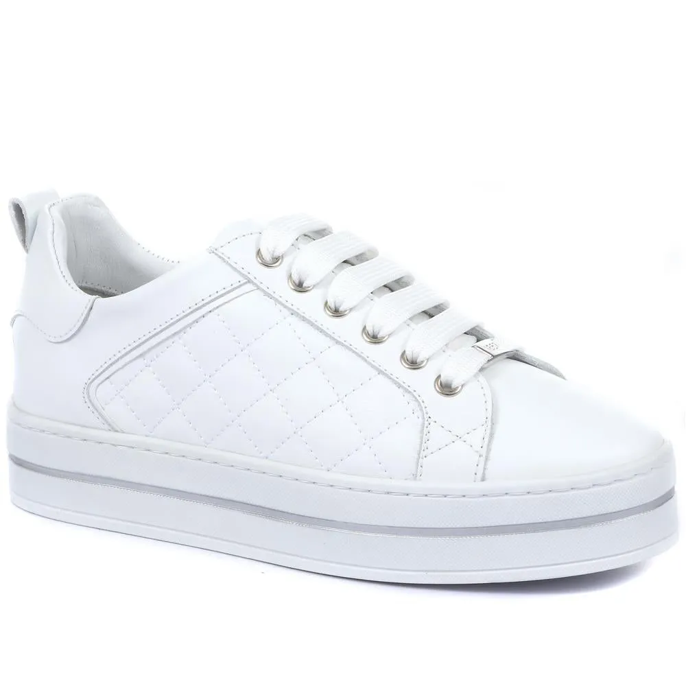 Arielle Lace Leather Sneakers / 320 231