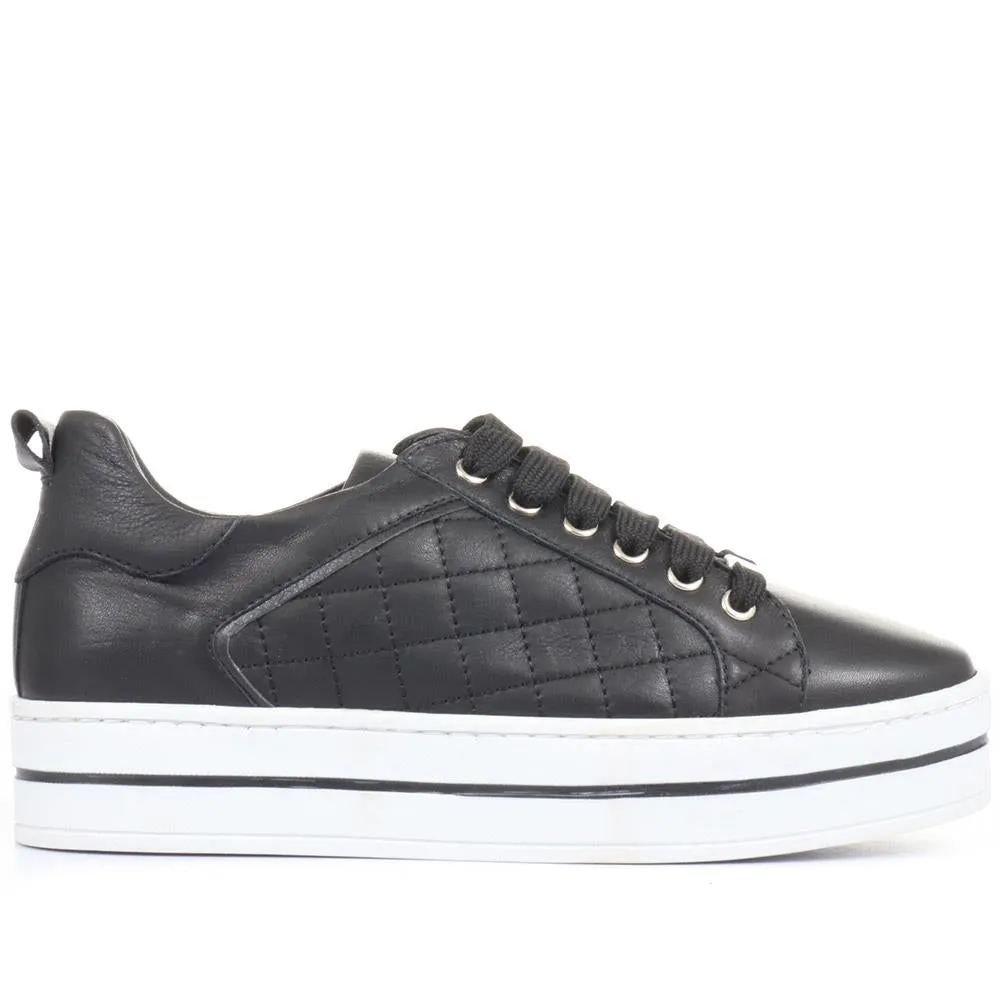 Arielle Lace Leather Sneakers / 320 231