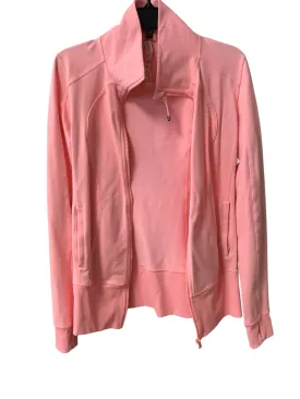 Athletic Jacket By Lululemon In Pink, Size: 8