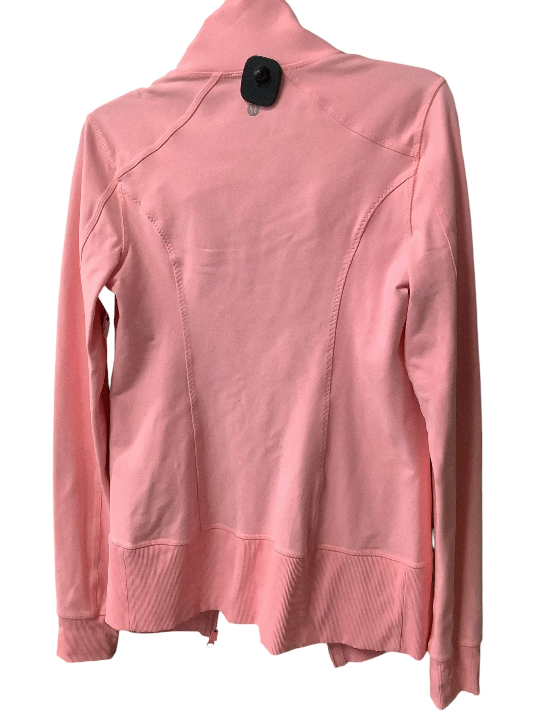 Athletic Jacket By Lululemon In Pink, Size: 8