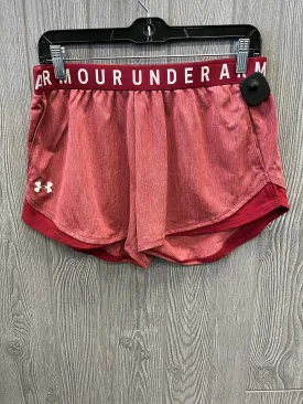 Athletic Shorts By Under Armour In Red, Size: L