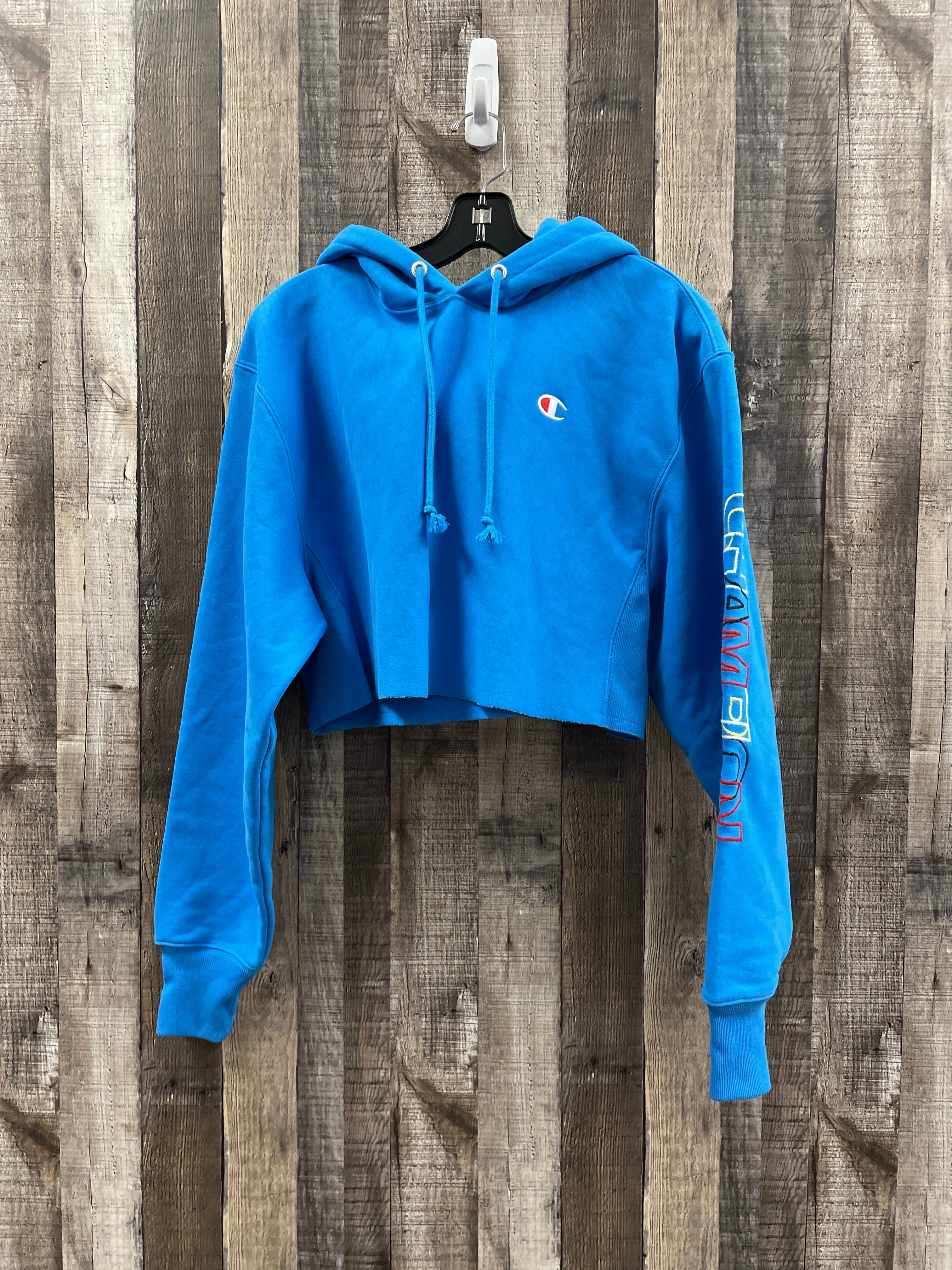 Athletic Sweatshirt Hoodie By Champion  Size: S