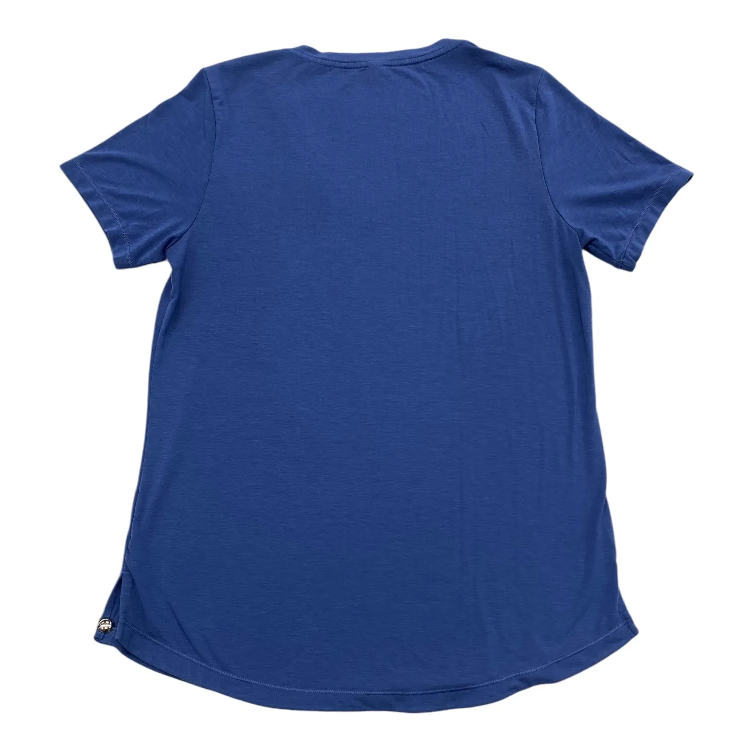 Athletic Top Short Sleeve By Athleta In Blue, Size: M