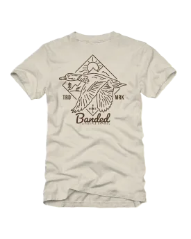 Banded Minimalistic Lifestyle Short Sleeve Tee