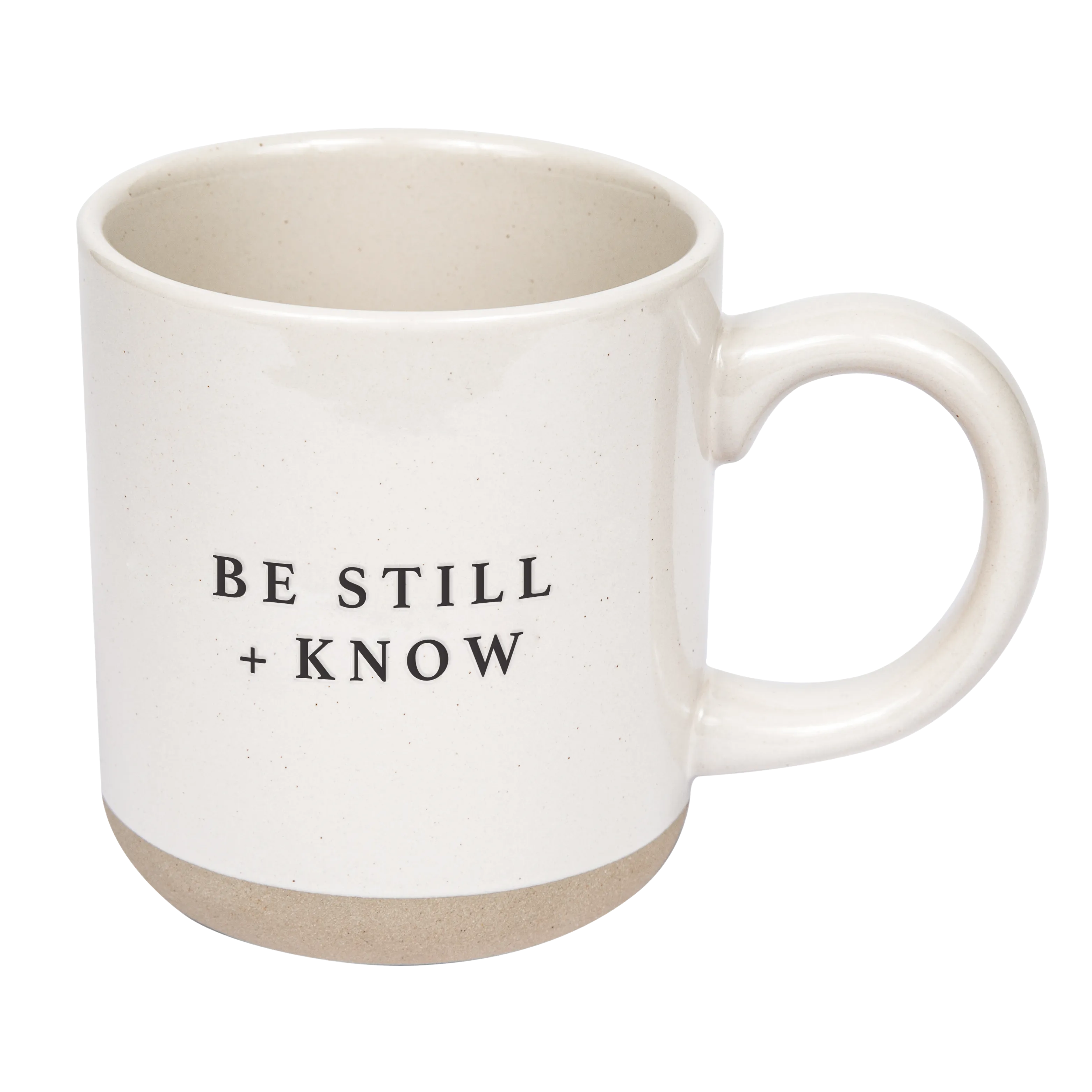 Be Still and Know 14oz. Stoneware Coffee Mug