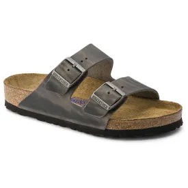 BIRKENSTOCK ARIZONA IRON OILED LEATHER