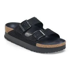 Birkenstock Women's Arizona Flex Platform Synthetics (Black)