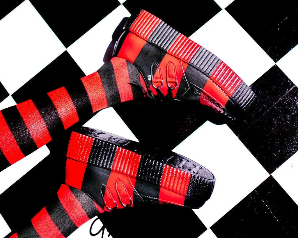 Black & Red Striped Viva Mondo Creeper