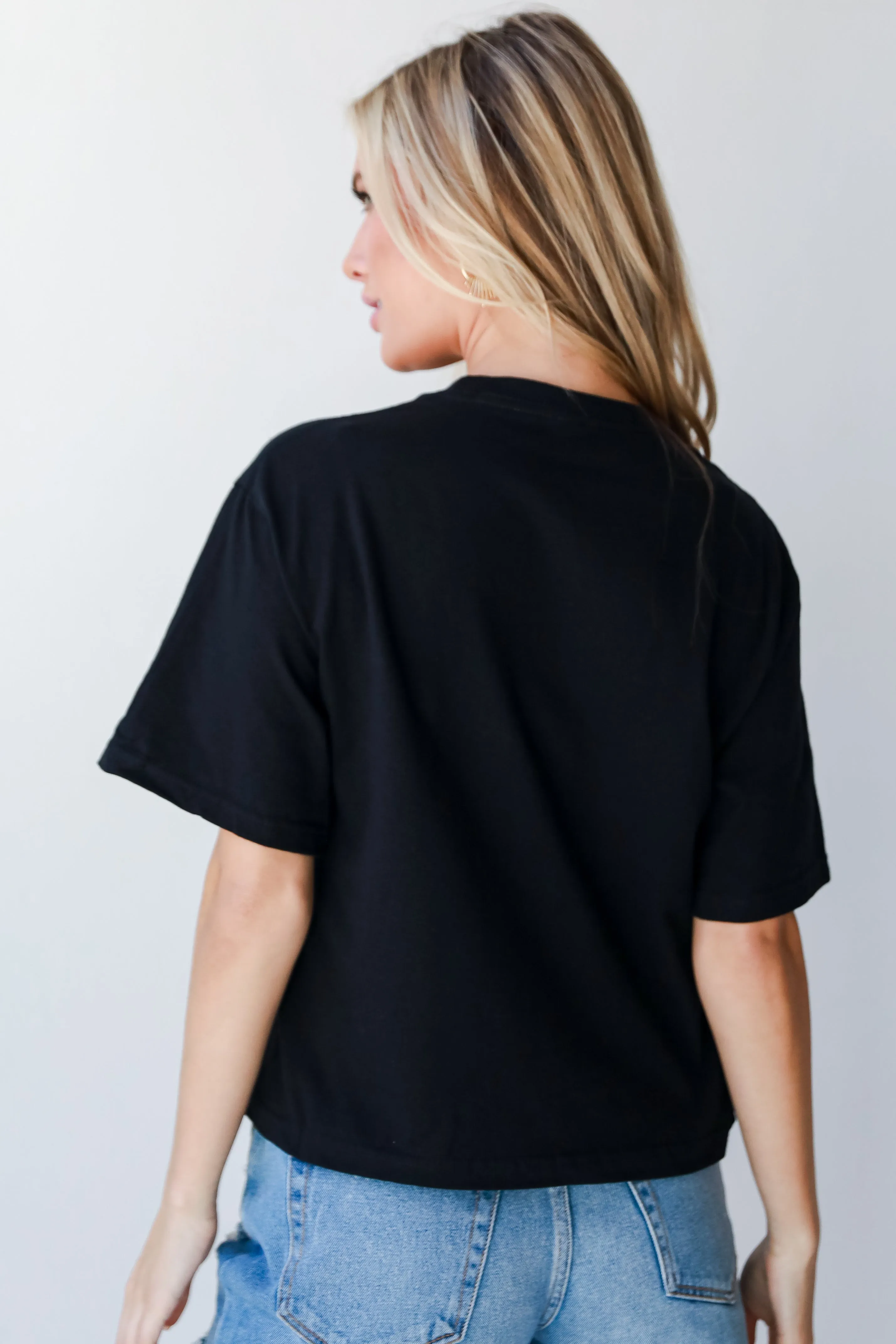 Black Saturday In Athens Cropped Tee