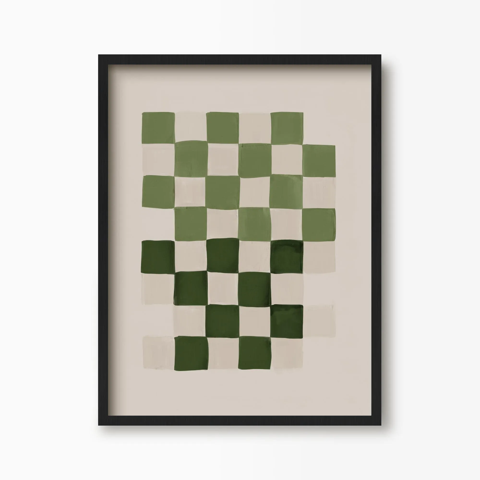 Chequered Earth Art Print