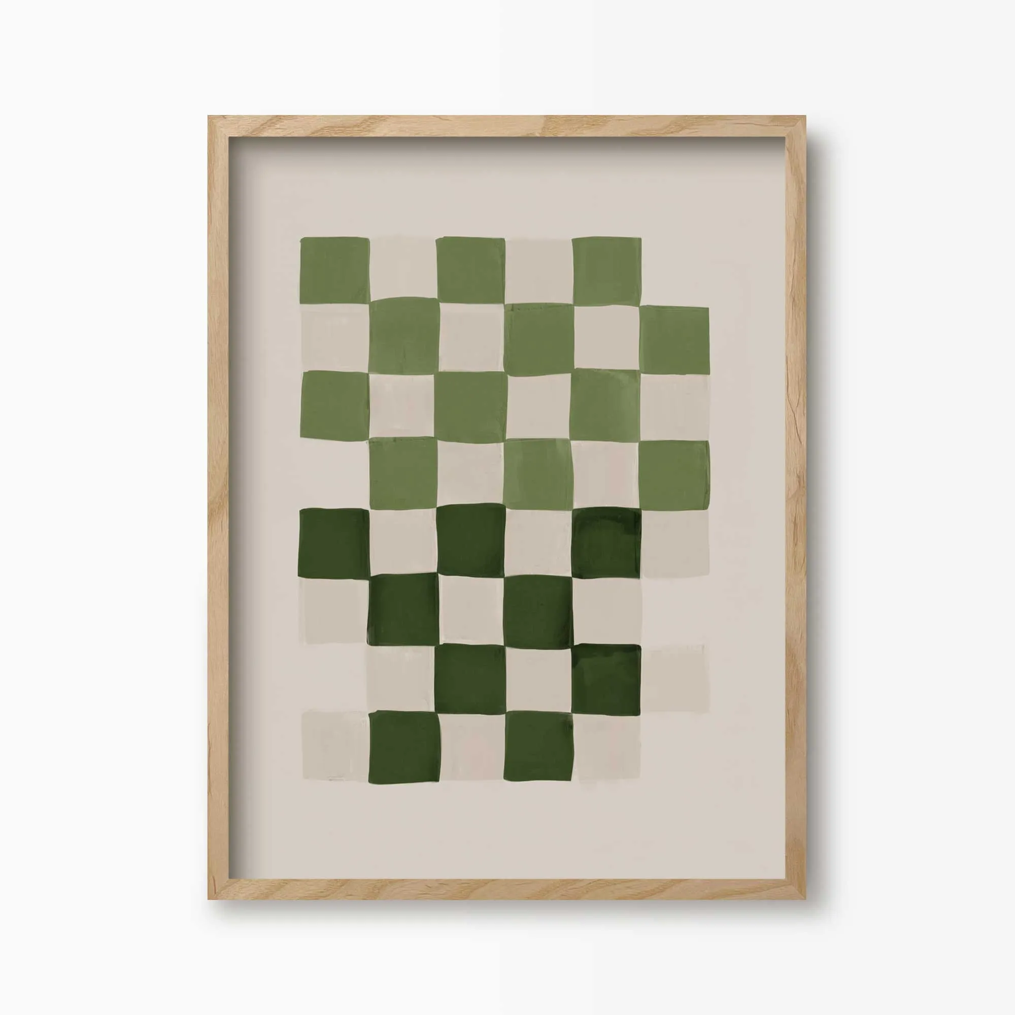 Chequered Earth Art Print