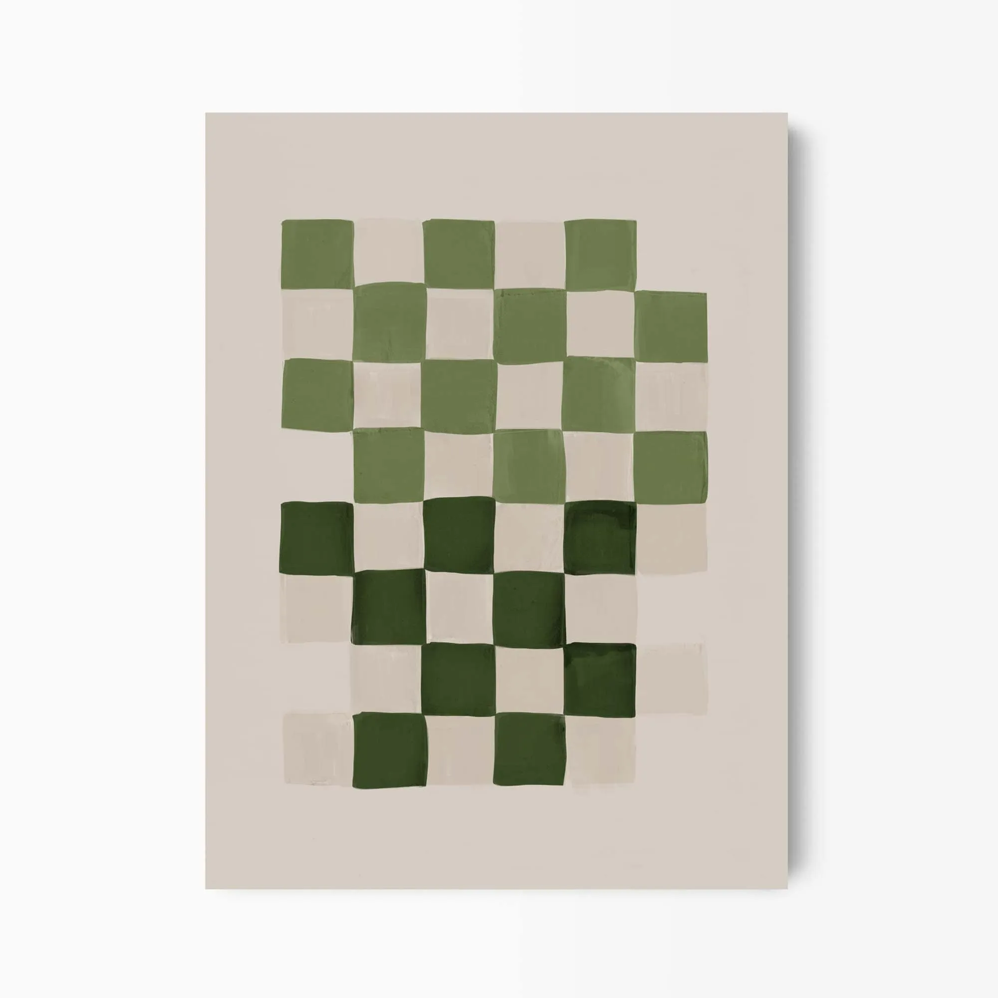 Chequered Earth Art Print