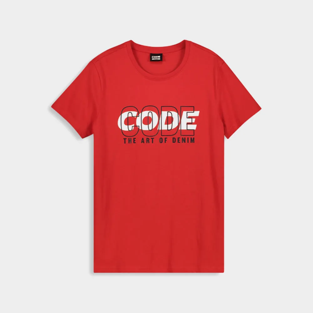 Code Mens Kilo Tee Red/Multi  _ 180643 _ Red