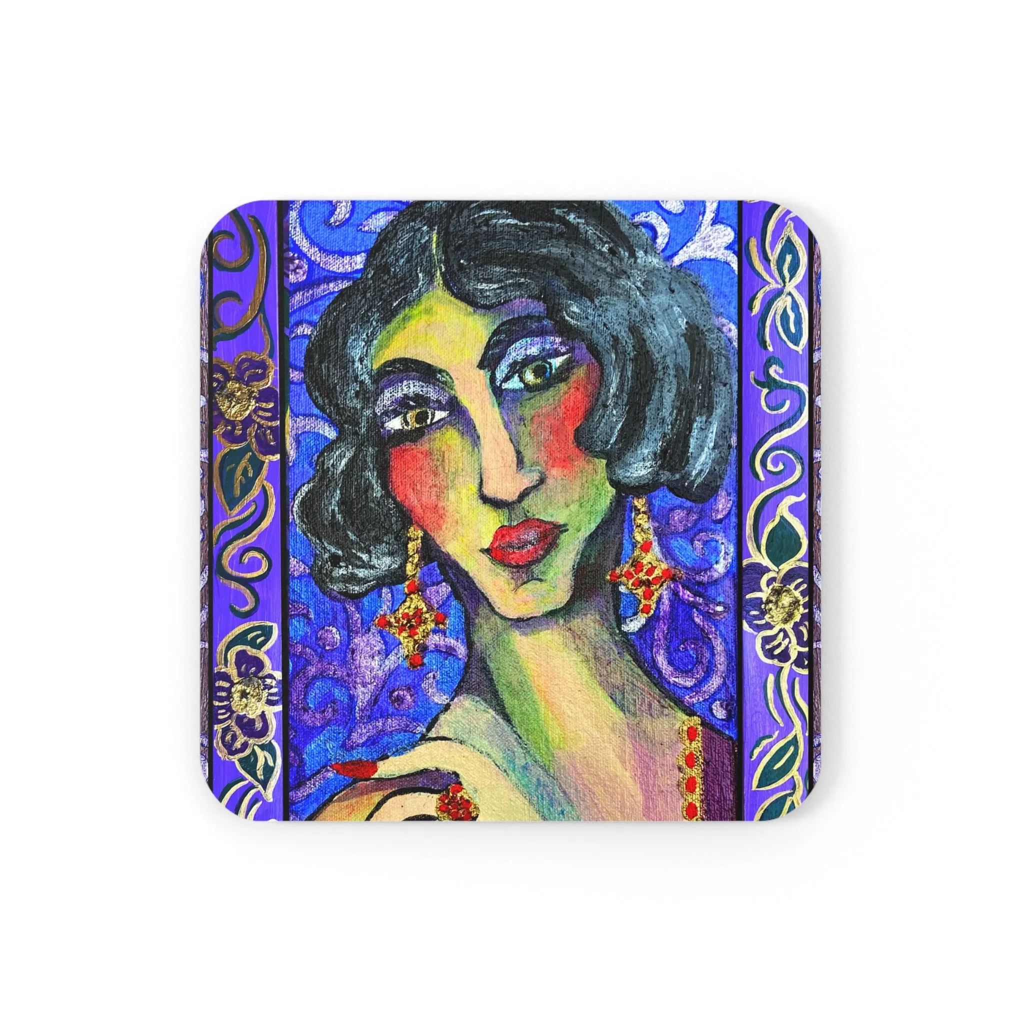 Corkwood Coaster Set - Bernadette