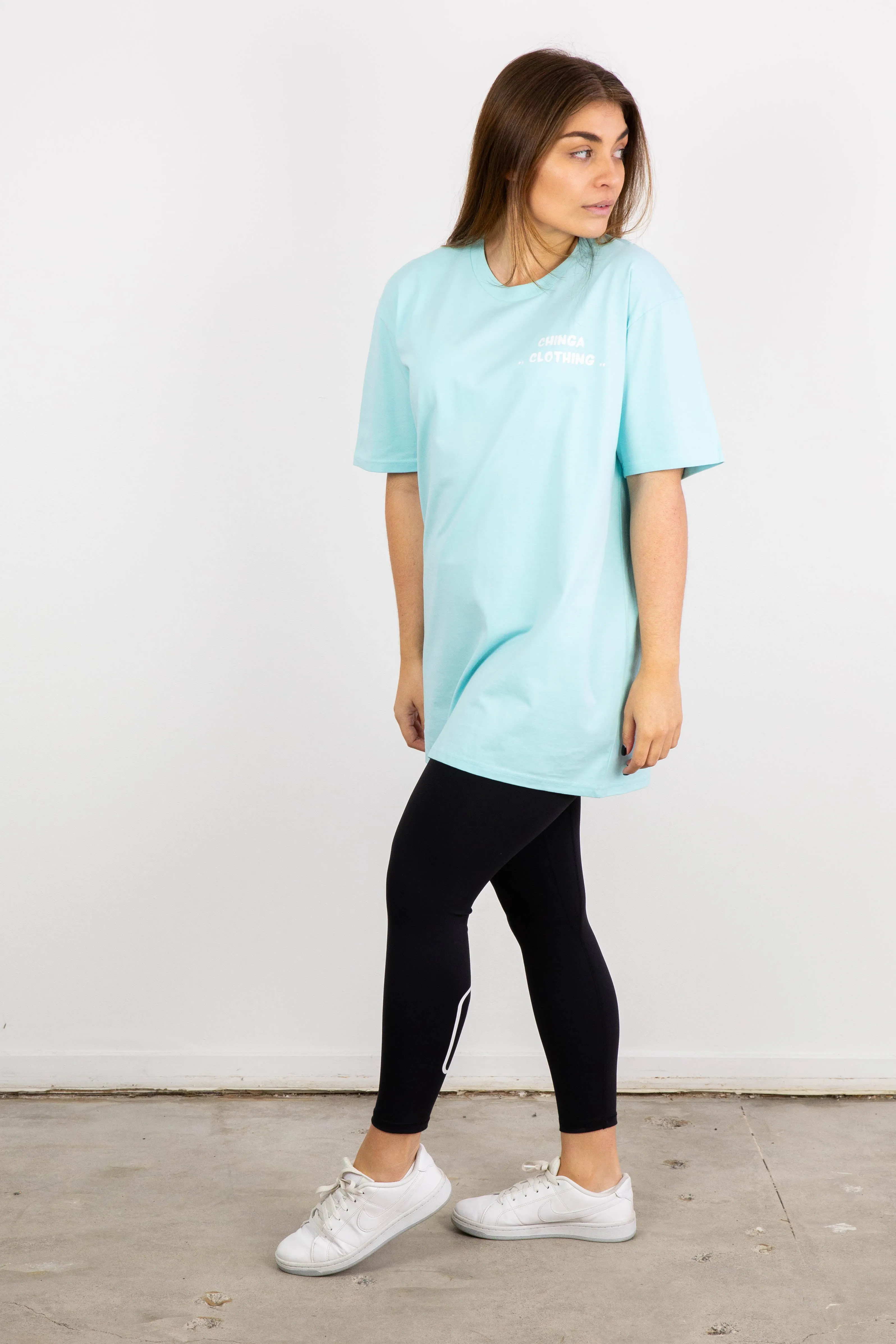 DENZEL T-SHIRT AQUA