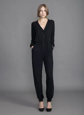 DOVINA JUMPSUIT (BLACK) FLASH Bin Sale ....One Remaining!