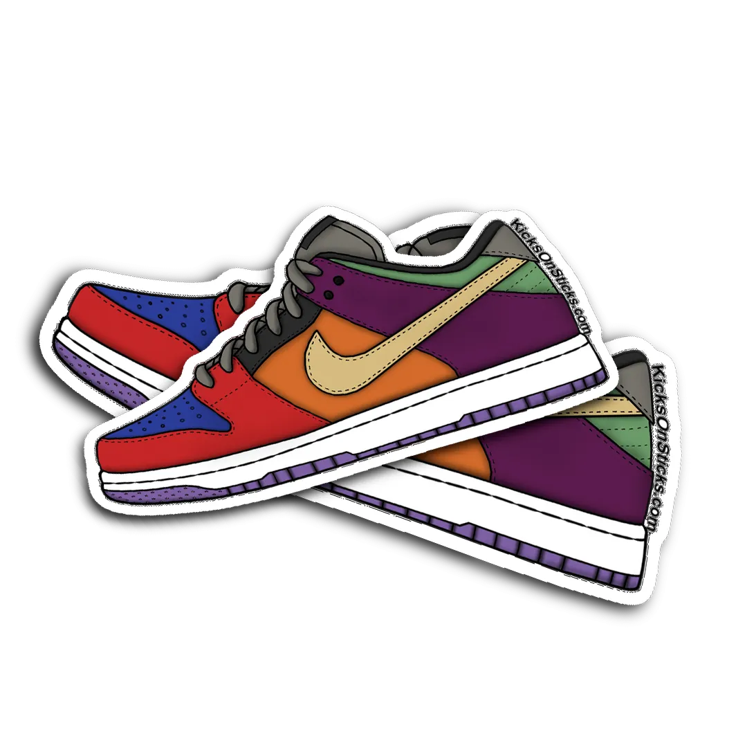 Dunk Low "Viotech" Sneaker Sticker