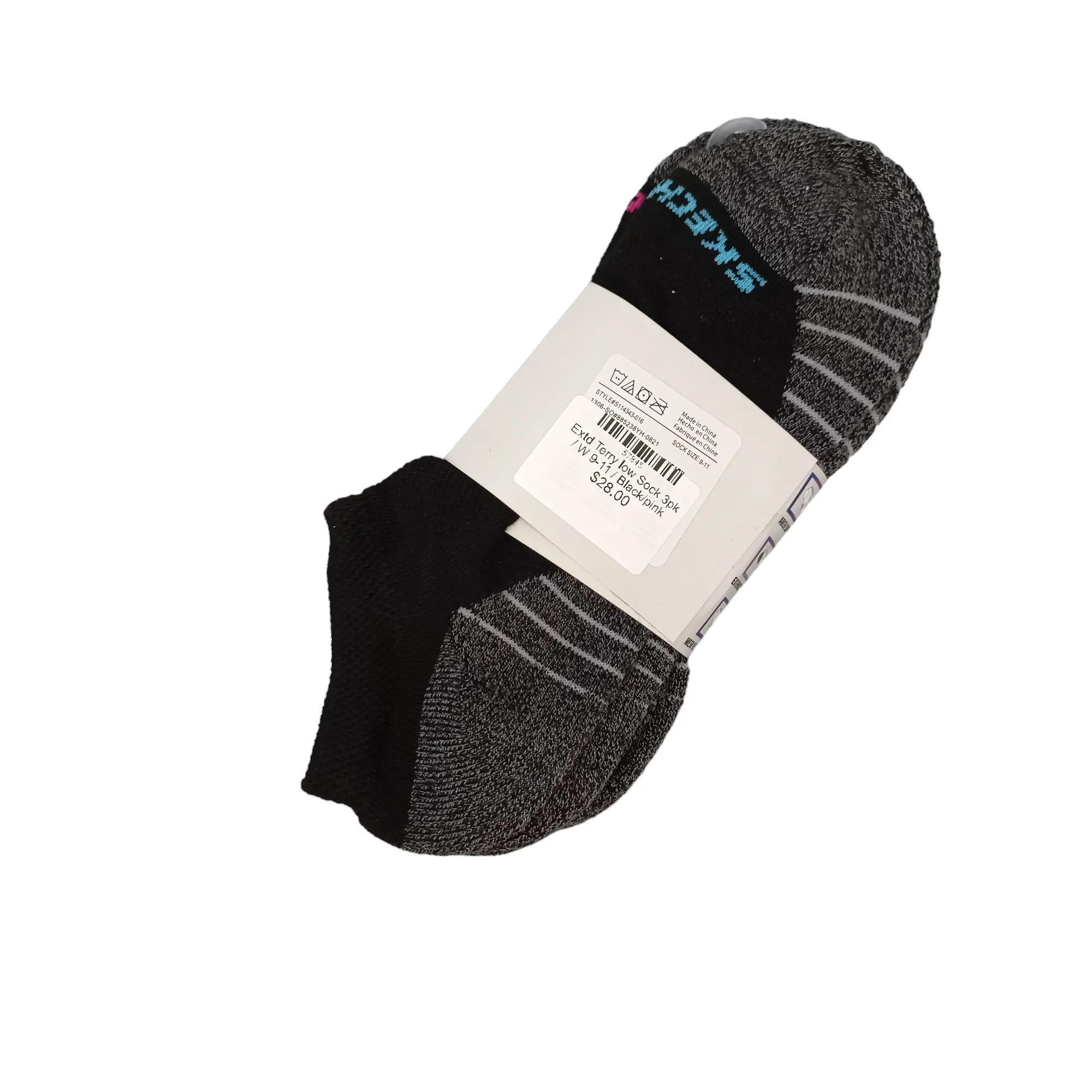 Extd Terry low Sock 3pk