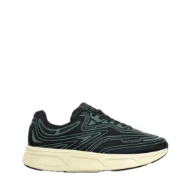 FESSURA SNEAKERS REX001 RUNFLEX NERO- VERDE OLIVA