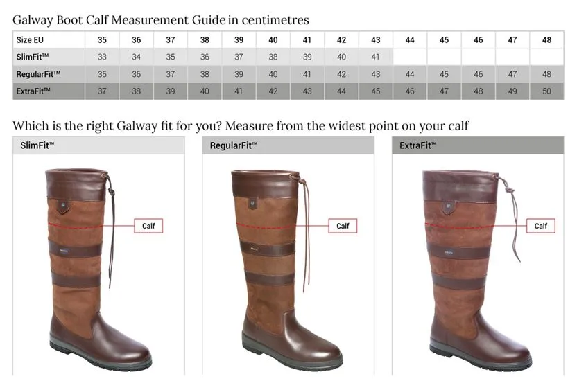 Galway Boot Wide Fit - Walnut