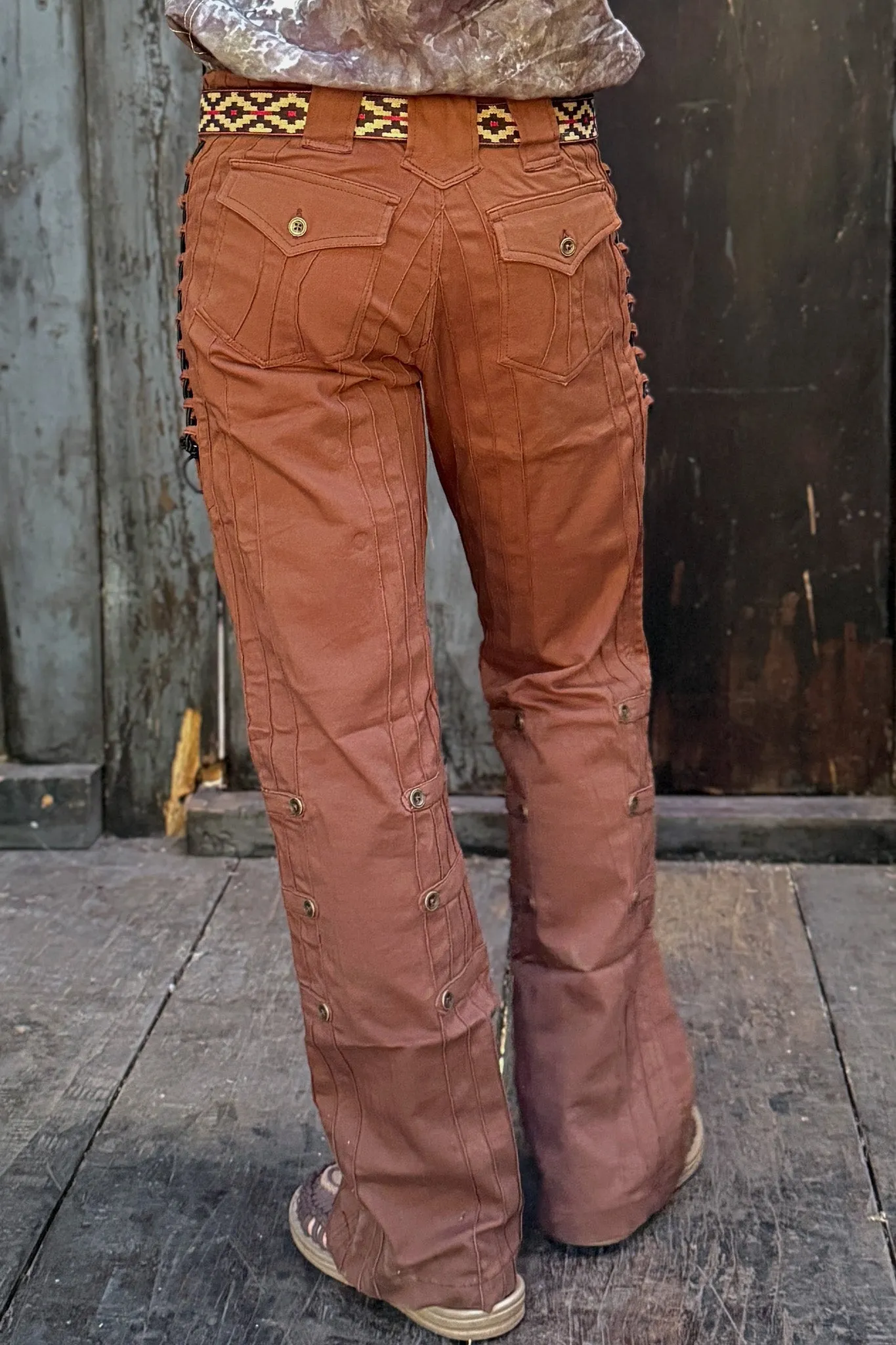 Gaucho Pants - Brown