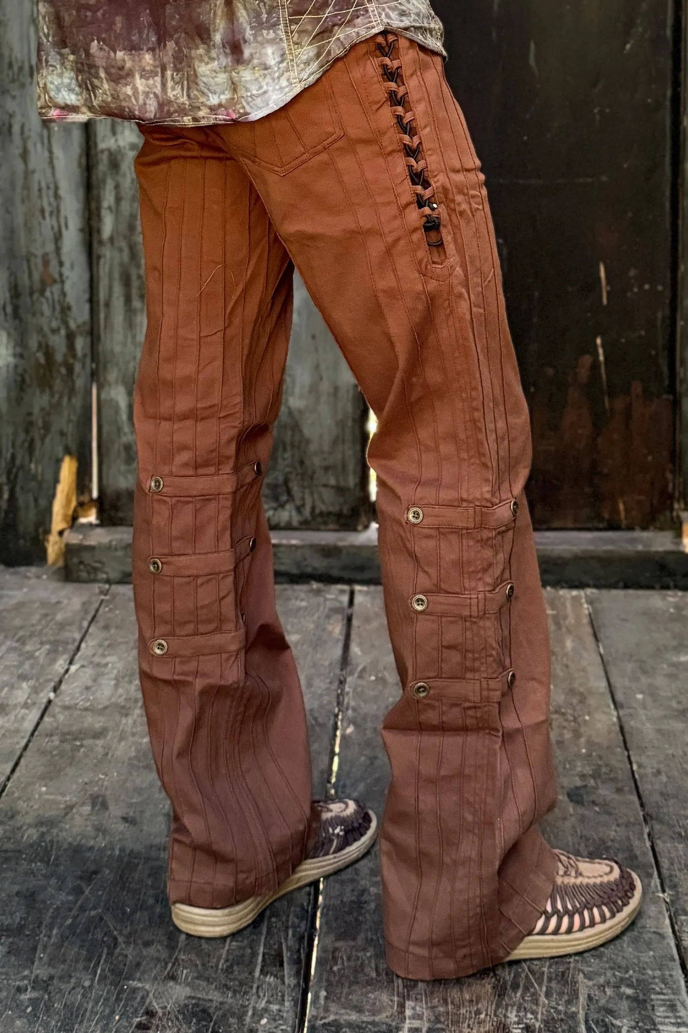 Gaucho Pants - Brown