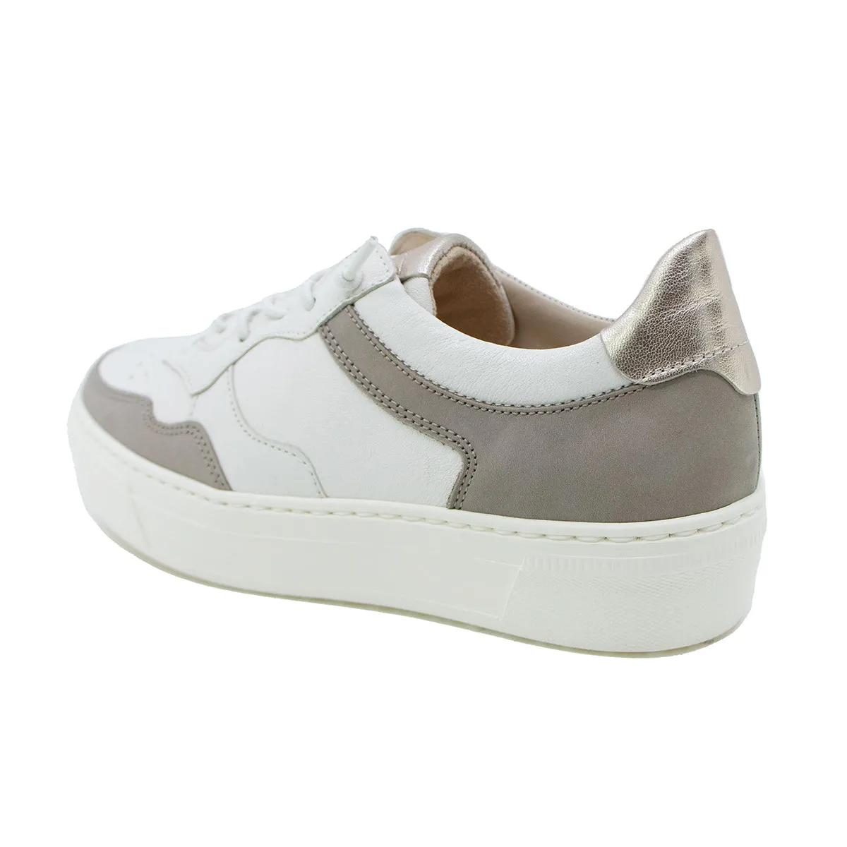 Haddy Beige Combi Soft Walking Sneakers